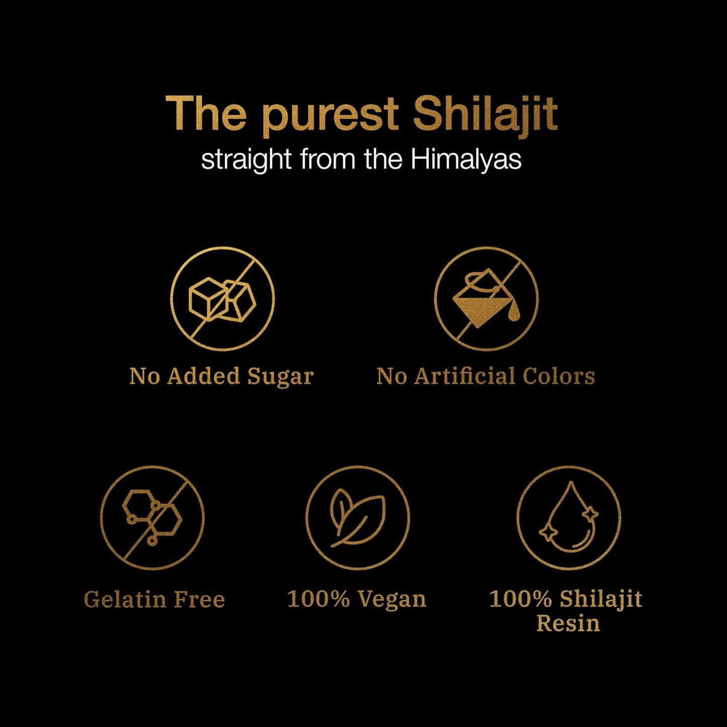 Gominolas de Shilajit Puro del Himalaya de Be Bodywise Gold