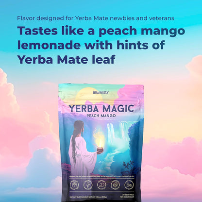 Yerba Mate Instant Tea Powder, 3-in-1 Super Drink